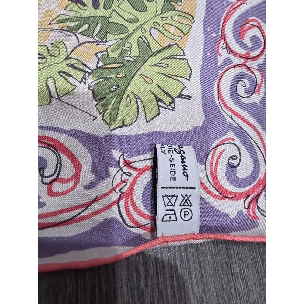 Salvatore Ferragamo Italy silk Women's Scarf Silk Shawl Econic A009601